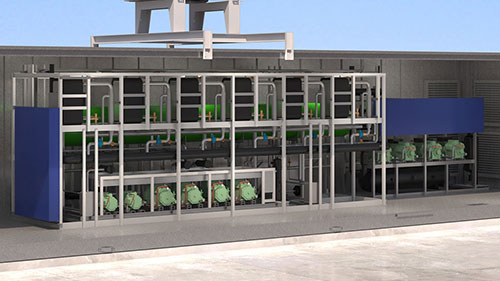 Industrial Cascade Refrigeration System